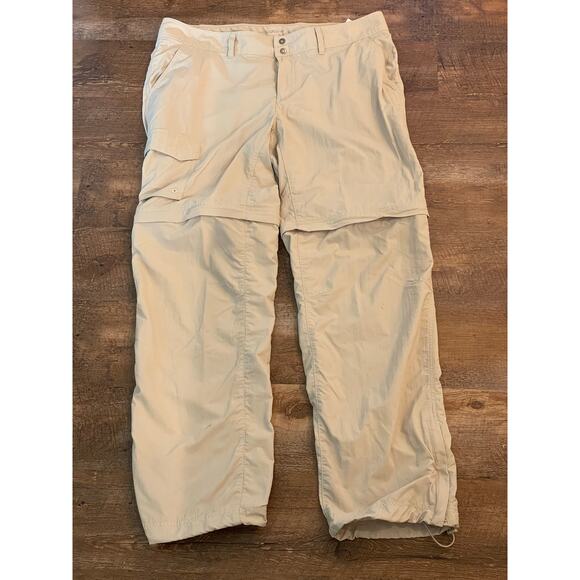 Columbia PFG omnishade convertible tan pants 14REG - Picture 1 of 13